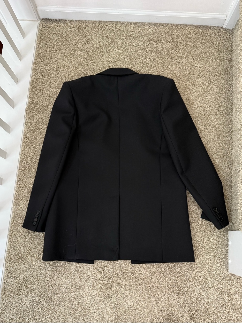 NWT Anine Bing Declan Oversized Blazer Black Size XS - Picture 4 of 5